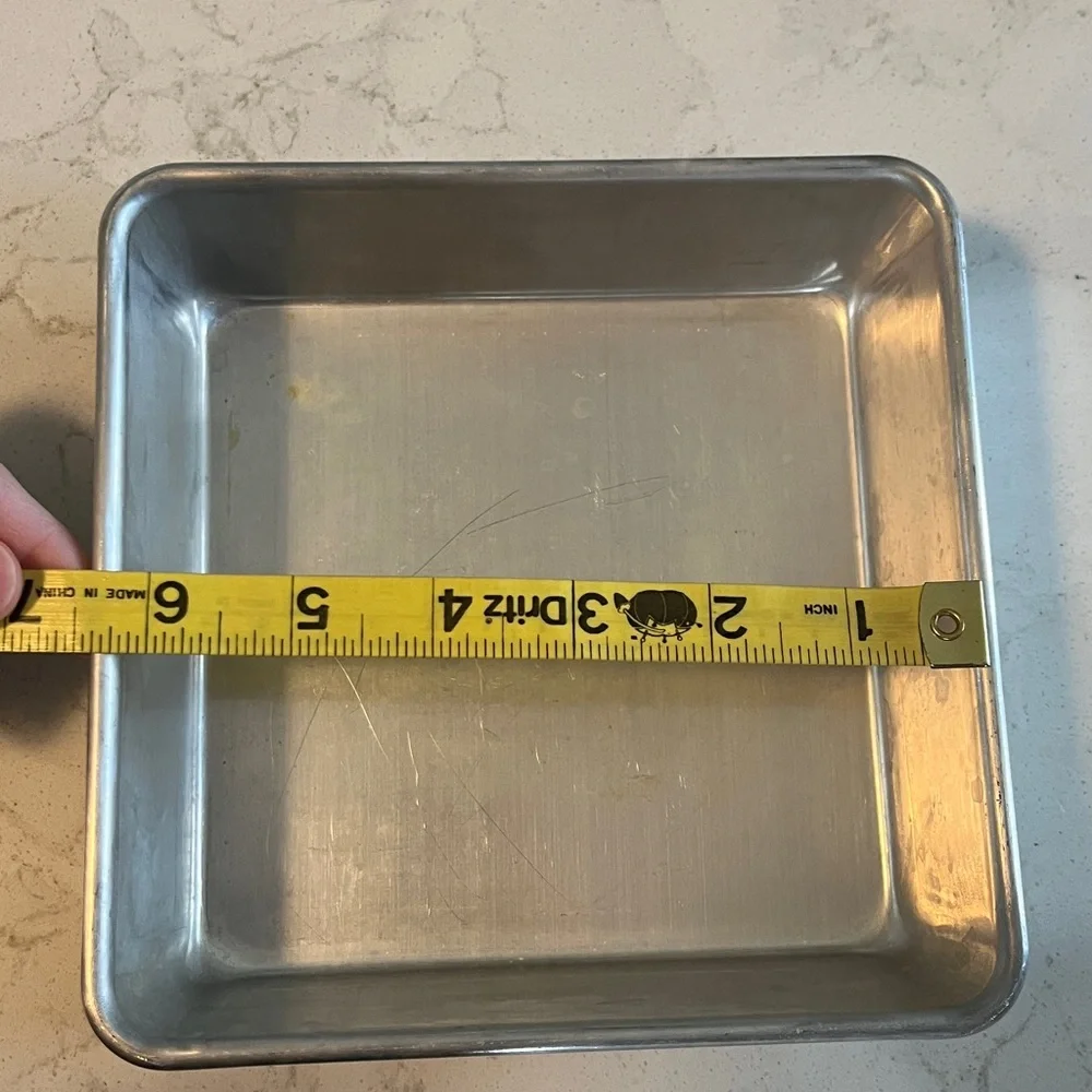 Vintage Mirro Aluminum Square Baking Pan 6 x 6 x 1 3/4